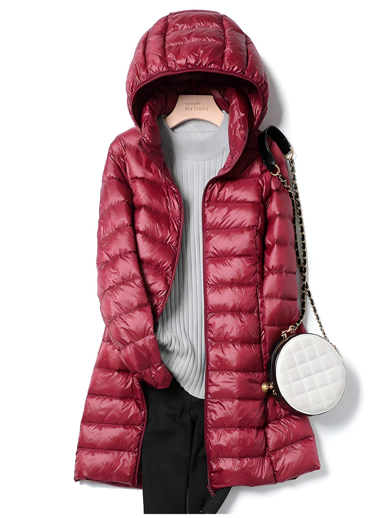 Elarova | Lange Daunenjacke für Damen