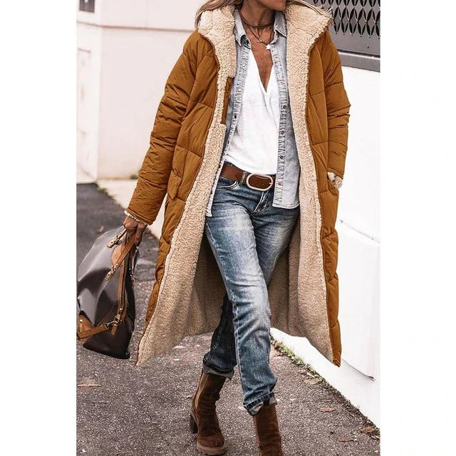 Elarova | Lange Pufferjacke