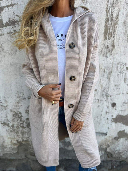 Elarova | Lange Und Bequeme Strickjacke