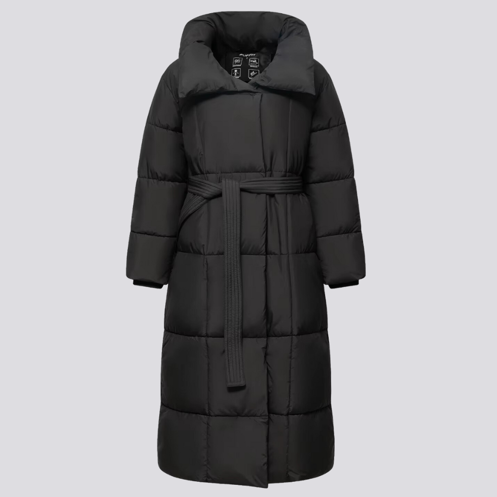 Elarova | Lange Winter-Pufferjacke für Damen