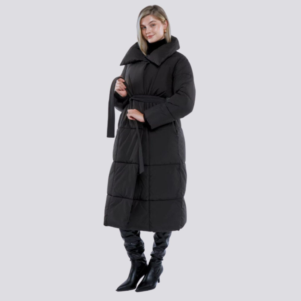 Elarova | Lange Winter-Pufferjacke für Damen