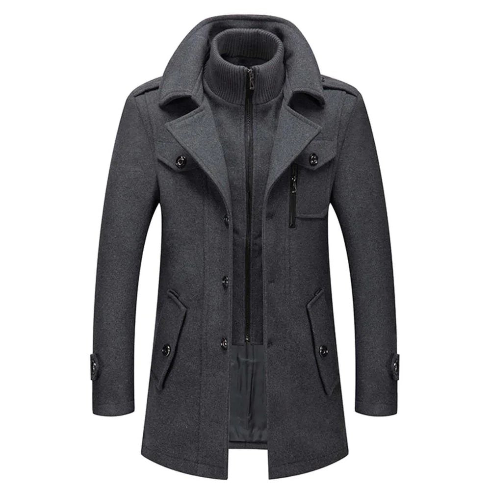 Elarova | Lange elegante Herrenjacke
