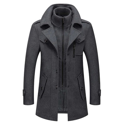 Elarova | Lange elegante Herrenjacke