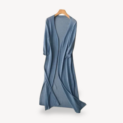 Elarova | Langer Duster-Cardigan aus Strick für Damen