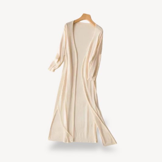 Elarova | Langer Duster-Cardigan aus Strick für Damen