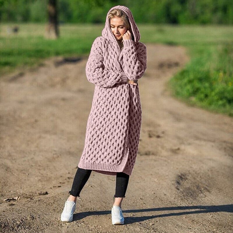 Elarova | Langer StrickCardigan