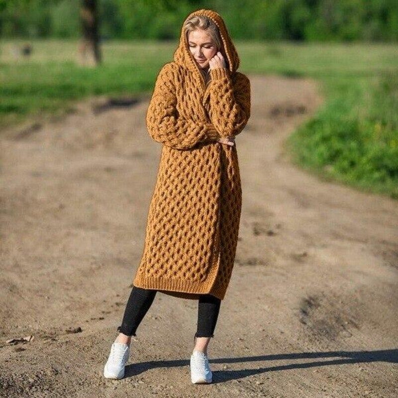 Elarova | Langer StrickCardigan