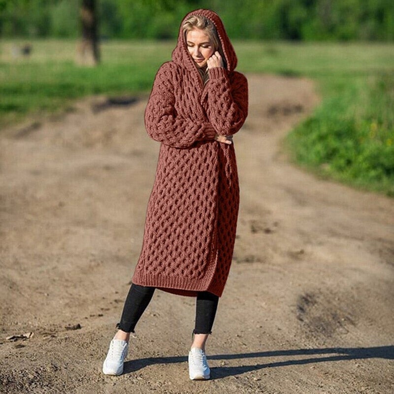 Elarova | Langer StrickCardigan