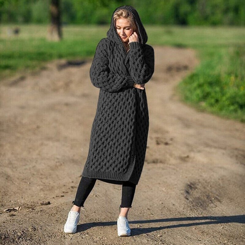 Elarova | Langer StrickCardigan