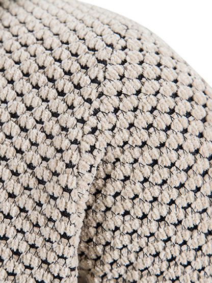 Elarova | Langer Strickpullover mit Kapuze für Herren