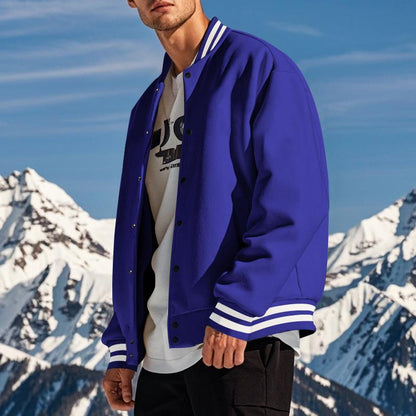 Elarova | Lässige Baseballjacke Mit Stehkragen Für Männer