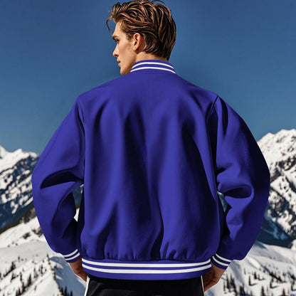Elarova | Lässige Baseballjacke Mit Stehkragen Für Männer