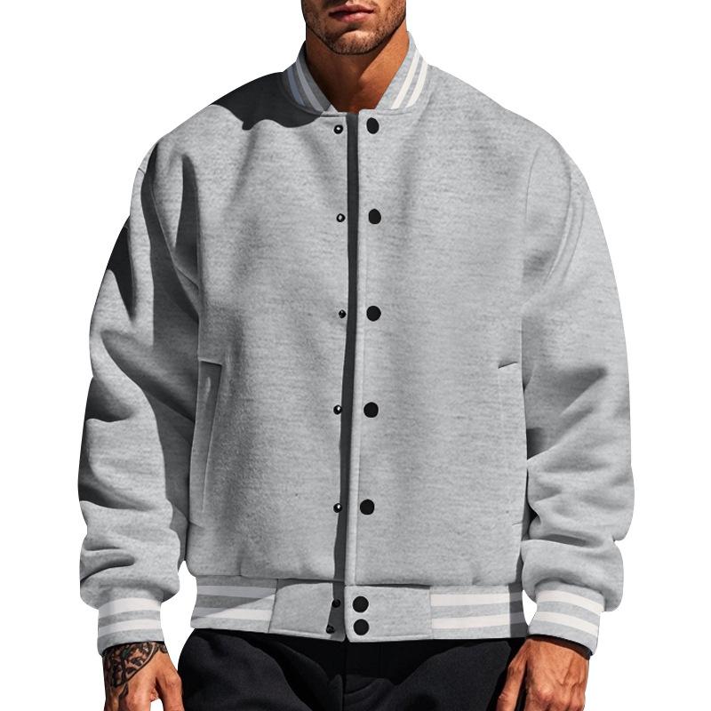 Elarova | Lässige Baseballjacke Mit Stehkragen Für Männer