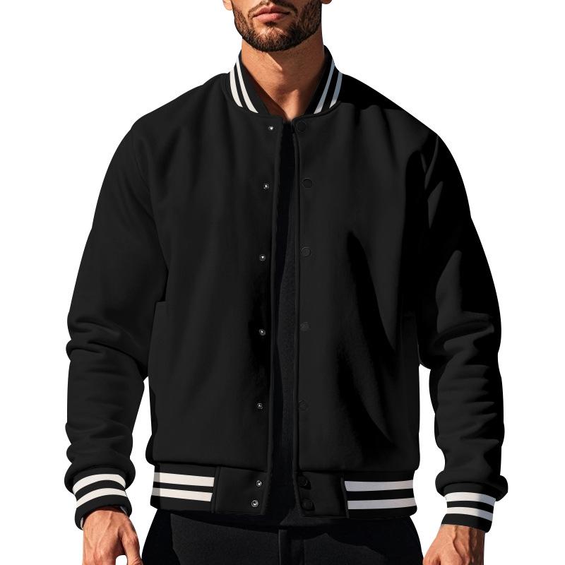 Elarova | Lässige Baseballjacke Mit Stehkragen Für Männer