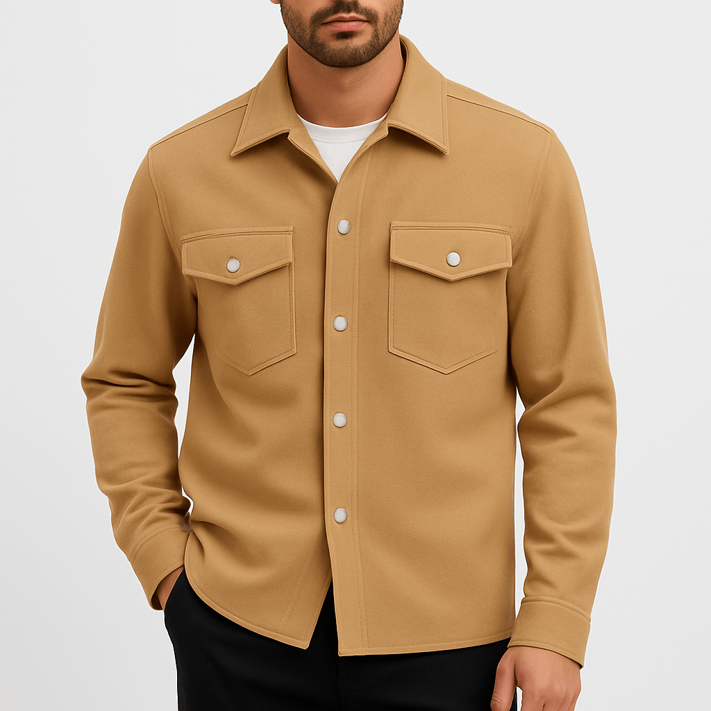 Elarova | Lässige Jacke mit Knöpfen