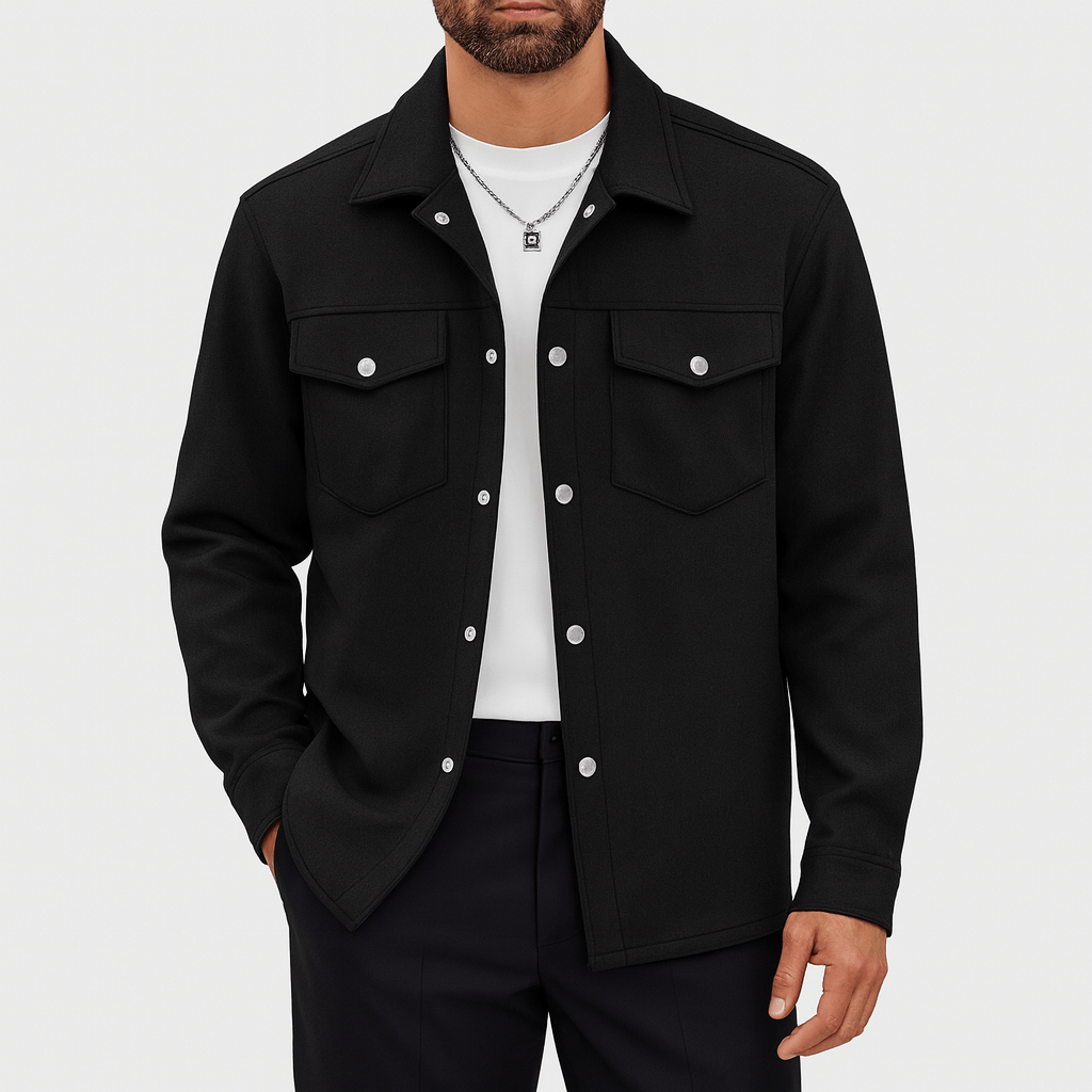 Elarova | Lässige Jacke mit Knöpfen