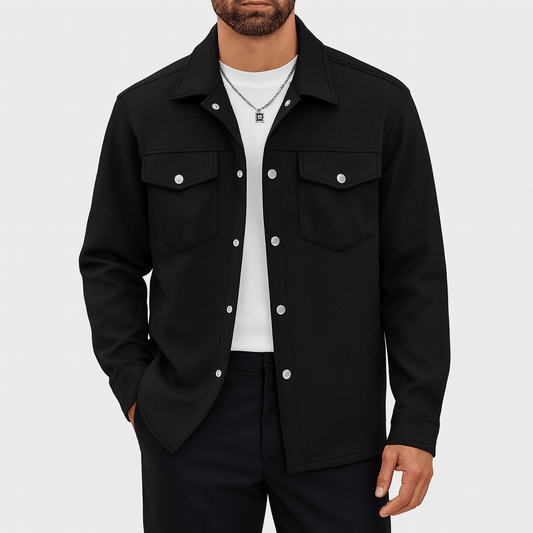 Elarova | Lässige Jacke mit Knöpfen