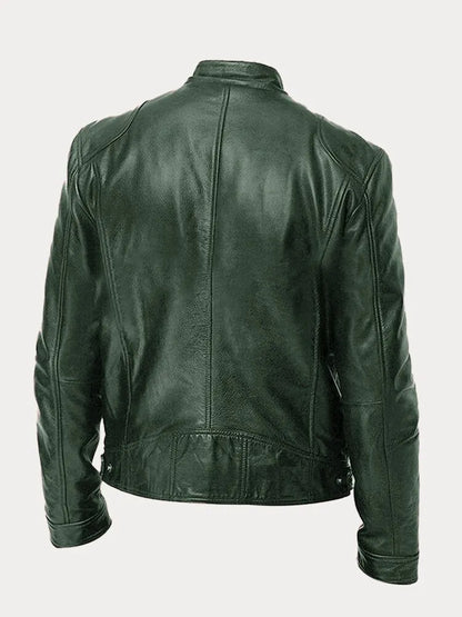 Elarova | Lässige Lederjacke Für Männer