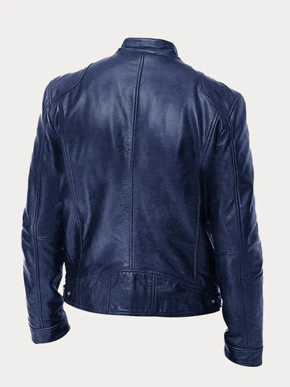 Elarova | Lässige Lederjacke Für Männer