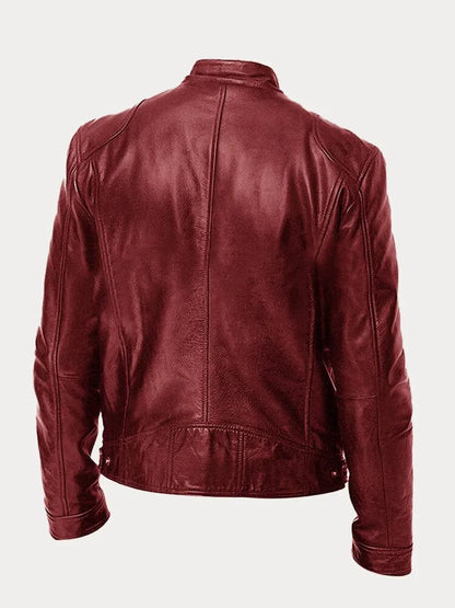 Elarova | Lässige Lederjacke Für Männer