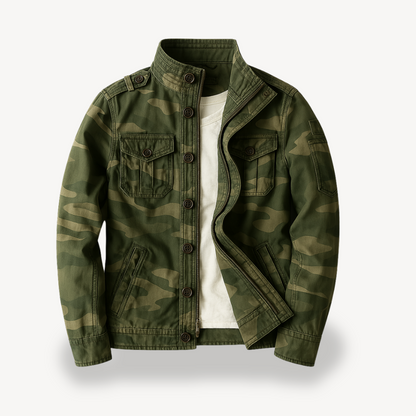 Elarova | Lässige Militärjacke für Herren