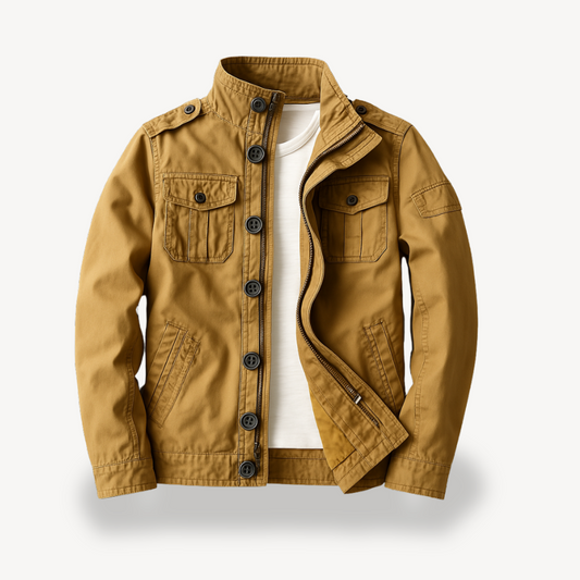 Elarova | Lässige Militärjacke für Herren