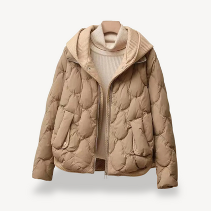 Elarova | Lässige Parkajacke mit Kapuze für Damen