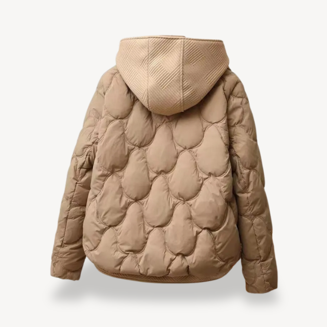 Elarova | Lässige Parkajacke mit Kapuze für Damen