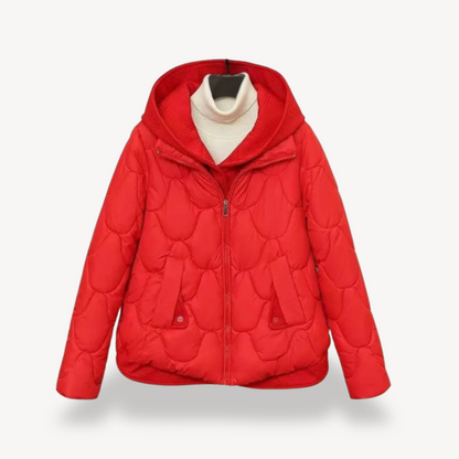 Elarova | Lässige Parkajacke mit Kapuze für Damen