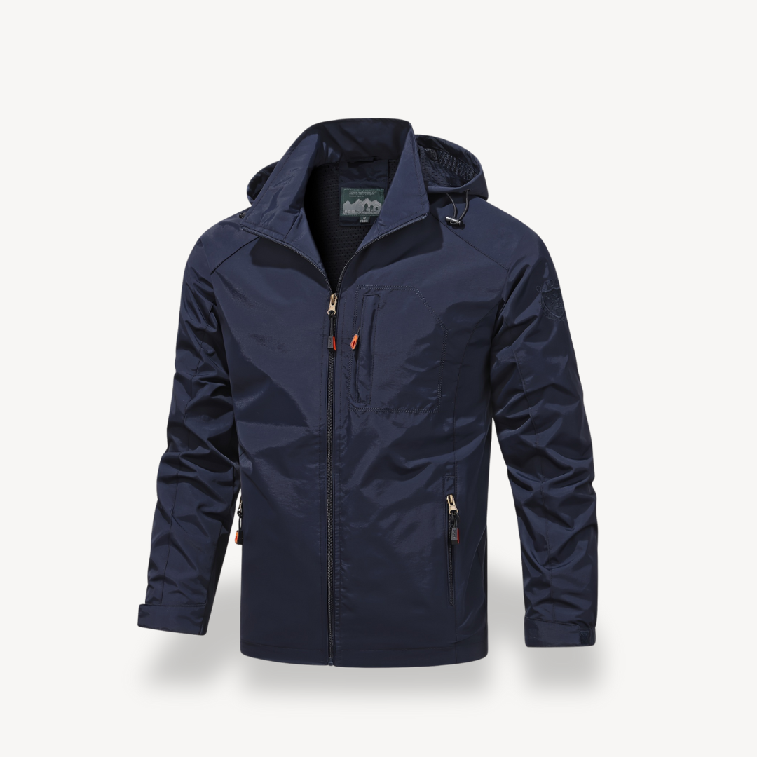 Elarova | Lässige Polyester-Reißverschlussjacke für Herren