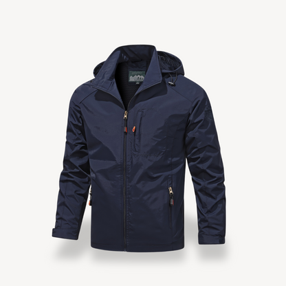 Elarova | Lässige Polyester-Reißverschlussjacke für Herren