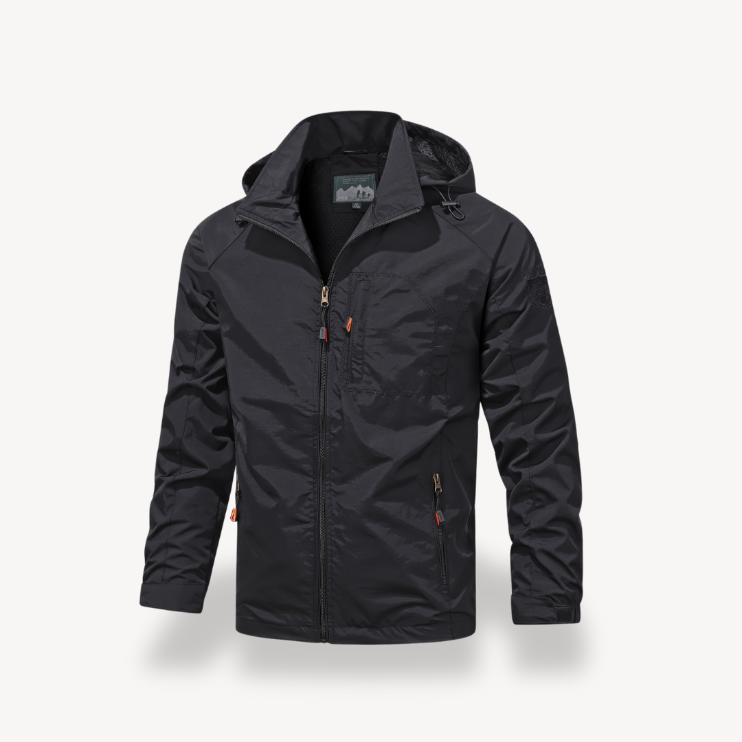 Elarova | Lässige Polyester-Reißverschlussjacke für Herren