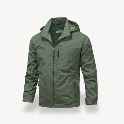 Elarova | Lässige Polyester-Reißverschlussjacke für Herren