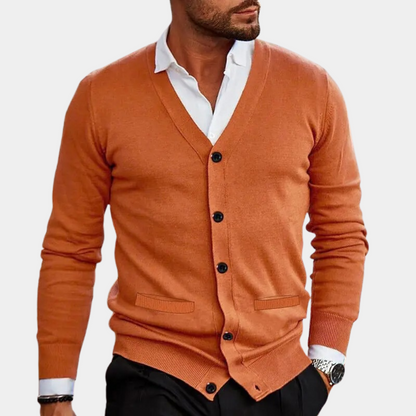 Elarova | Lässige Strickjacke mit Knöpfen