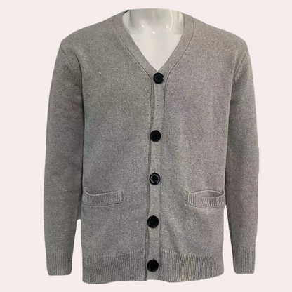 Elarova | Lässige Strickjacke mit Knöpfen