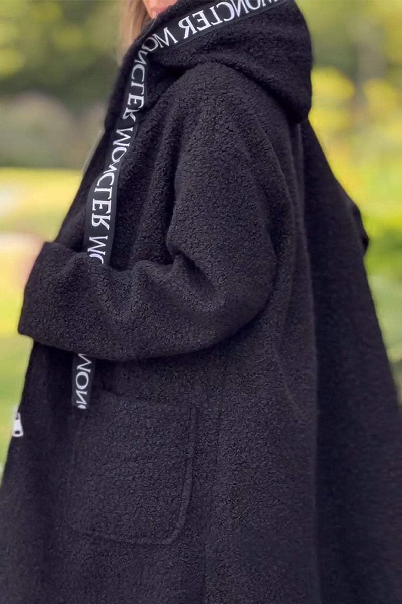 Elarova | Lässige Taschen Patchwork Reißverschluss Kapuzenjacke - 6 Farben