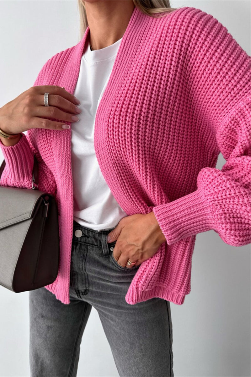 Elarova | Lässige Taschenwebung VAusschnitt Oberbekleidung 5 Farben