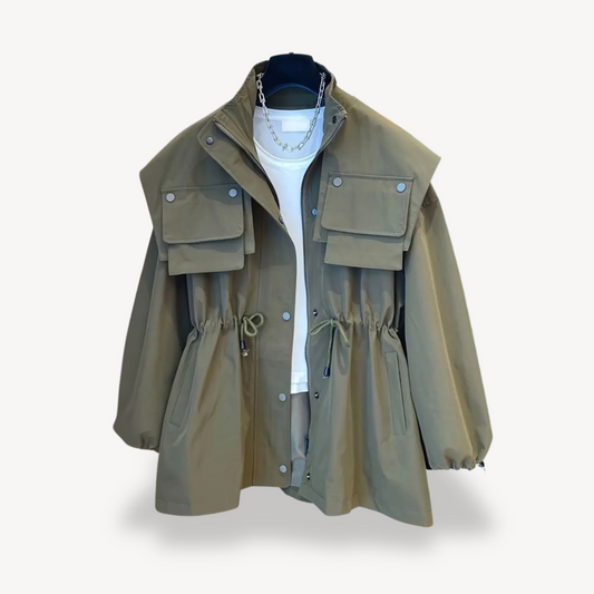 Elarova | Lässige Utility-Jacke mit Taschen für Damen