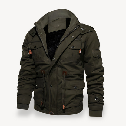 Elarova | Lässige Winterjacke für Herren mit Taschen