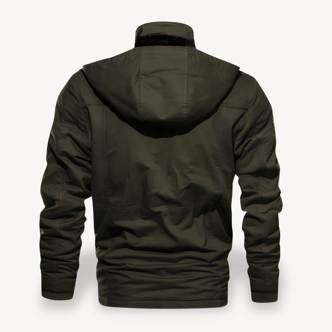 Elarova | Lässige Winterjacke für Herren mit Taschen