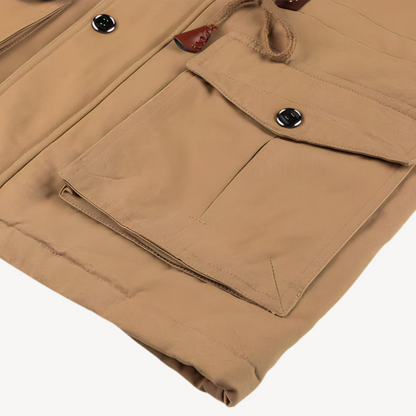 Elarova | Lässige Winterjacke für Herren mit Taschen