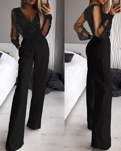 Elarova | Lässige einfarbige reguläre Jumpsuits