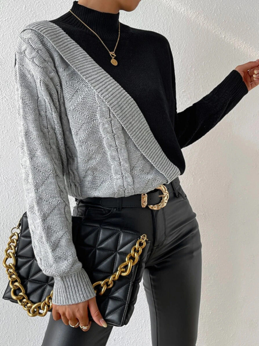 Elarova | Lässiger Asymmetrischer Damenpullover
