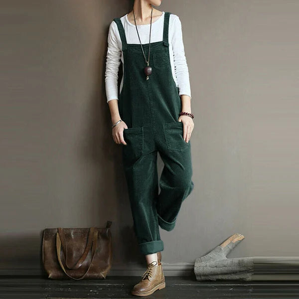 Elarova | Lässiger Cord-Jumpsuit