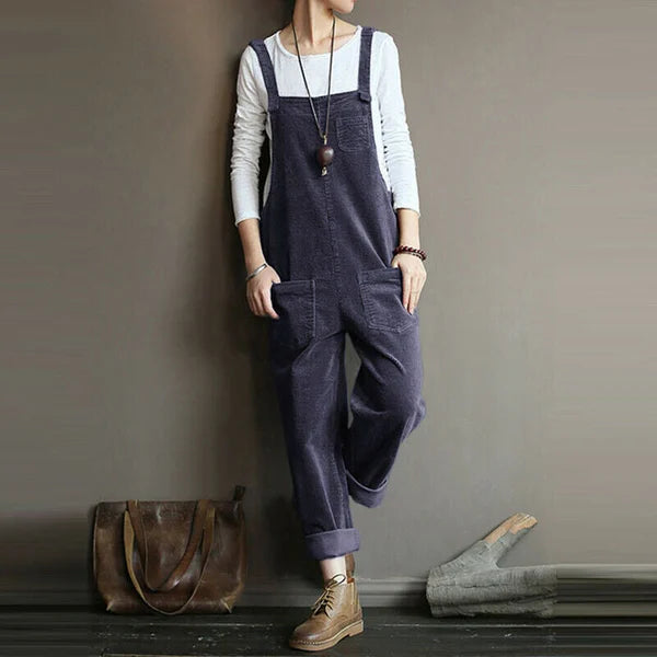 Elarova | Lässiger Cord-Jumpsuit