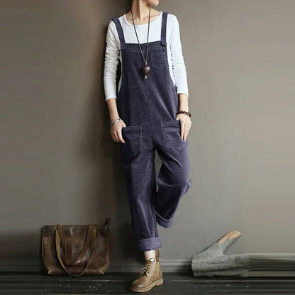 Elarova | Lässiger Cord-Jumpsuit
