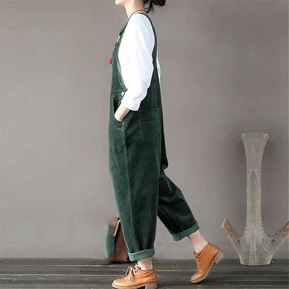 Elarova | Lässiger Cord-Jumpsuit
