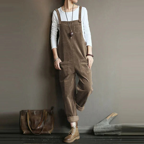Elarova | Lässiger Cord-Jumpsuit