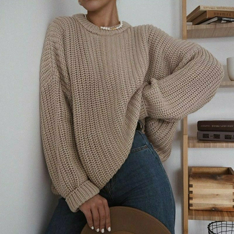 Elarova | Lässiger Fester Strickpullover