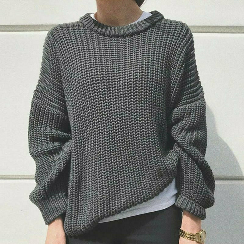 Elarova | Lässiger Fester Strickpullover